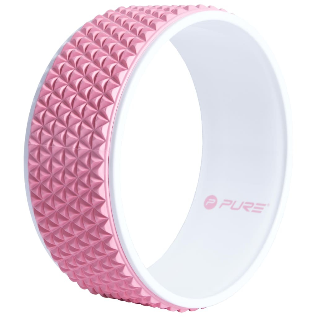 Pure2Improve Yoga Wheel 34 cm Pink and White 10 Pure2Improve Yoga Wheel 34 cm Pink and White